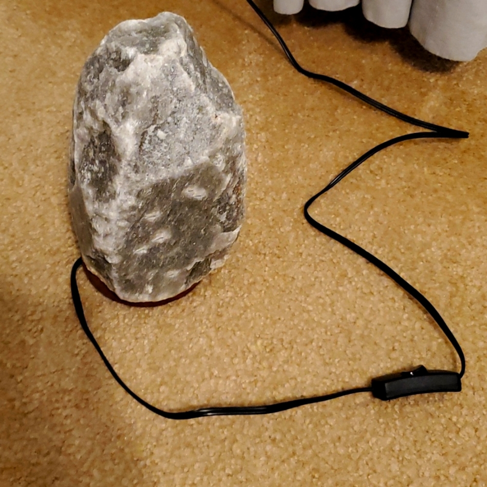 Gray Salt Lamp